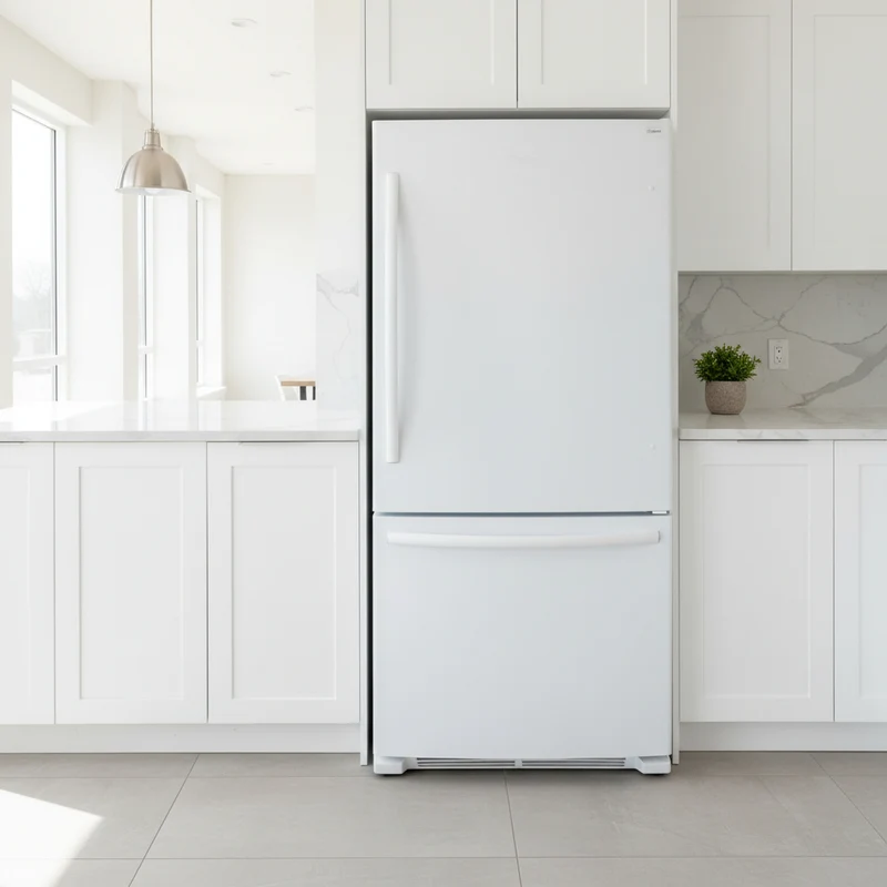 Hisense 31'' - réfrigérateur congélateur inférieur- Blanc - reconditionné