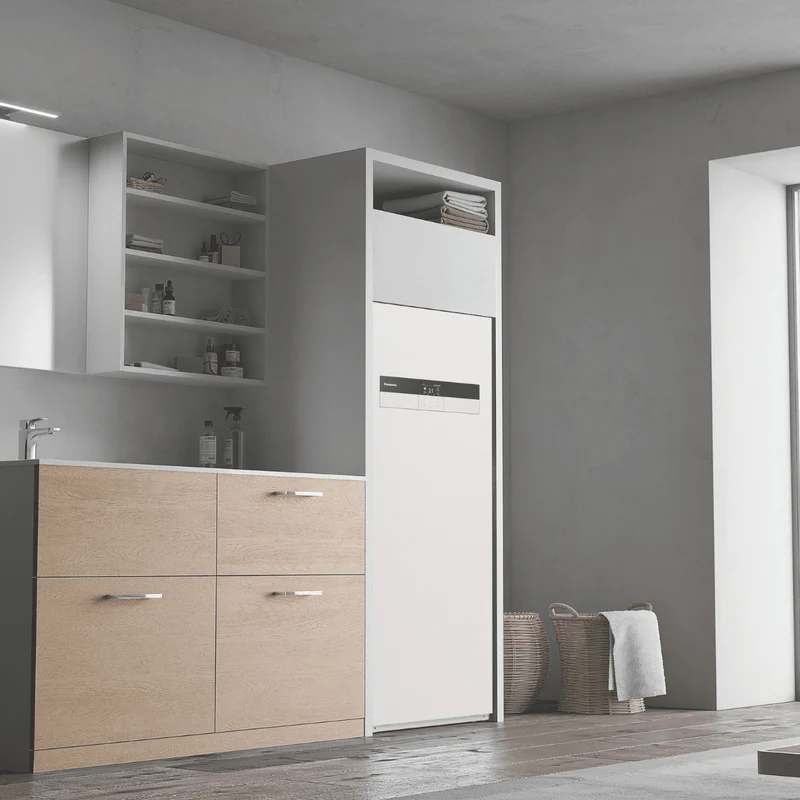 Pompe à chaleur air-eau Panasonic Aquarea T-CAP R290 All in One 185 L - 9 kW Monophasé appoint 3 kW série M