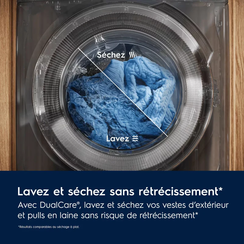 Lave-linge séchant SteamCare 700 10/6 kg ELECTROLUX EW7IW2066BG