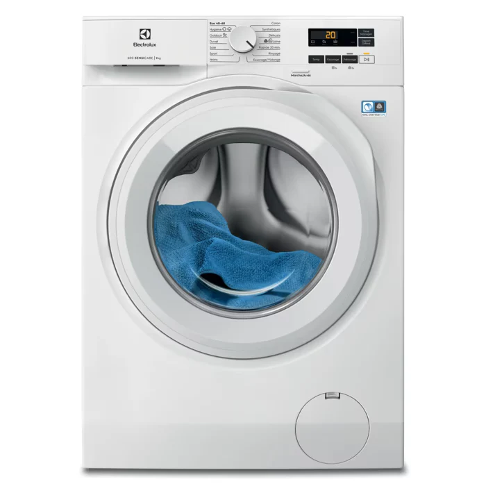 Lave-linge hublot Pose-libre SensiCare 600 9 kg ELECTROLUX EW6FI5109WA