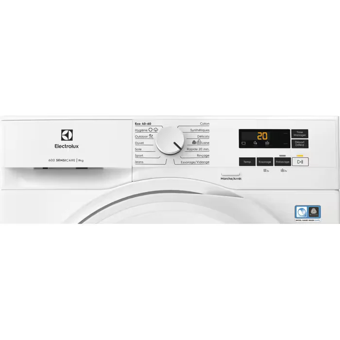 Lave-linge hublot Pose-libre SensiCare 600 9 kg ELECTROLUX EW6FI5109WA