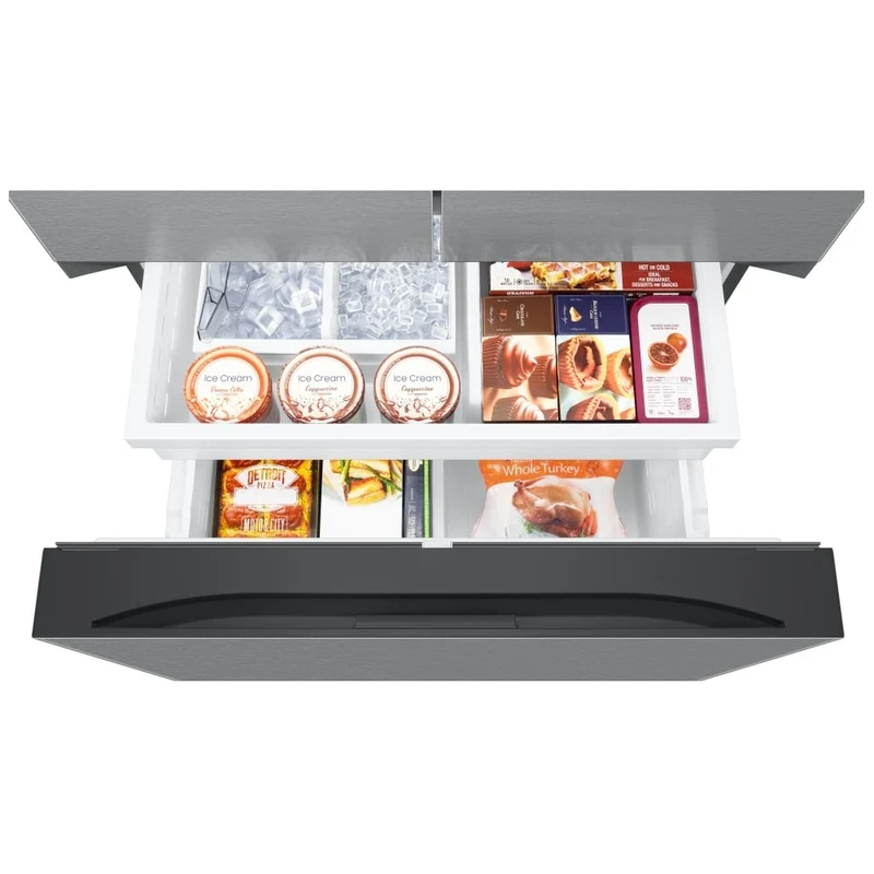 Samsung 36" 32 pi.cu. Réfrigérateur à portes françaises - Inox - RF32CG5100SRAA - Boîte Ouverte