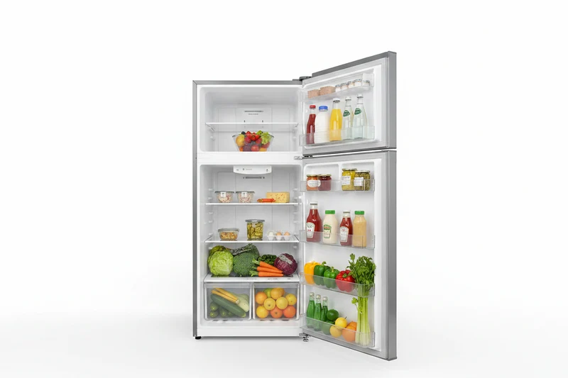 GE 30'' 18 pi cu Réfrigérateur Congélateur Supérieur- Inox - GTS18FSLKSS - Boîte Ouverte