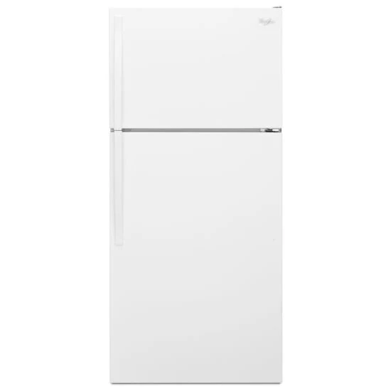 Whirlpool 28'' 14 pi cu Réfrigérateur Congélateur Supérieur - EnergyStar - Blanc - WRT134TFDW - Boîte Ouverte