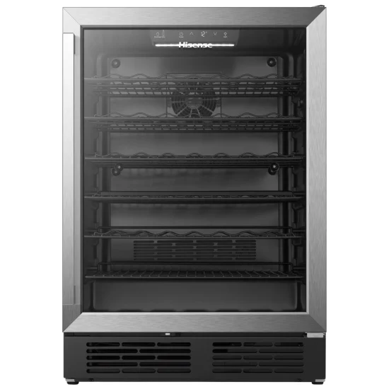 Hisense 24'' 5.4 pi cu. Cellier à vin 54 bouteilles Inox - HWS054B1ASD - Boîte Ouverte