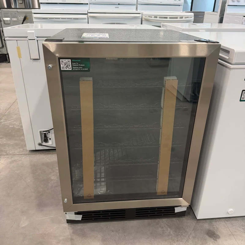Hisense 24'' 5.4 pi cu. Cellier à vin 54 bouteilles Inox - HWS054B1ASD - Boîte Ouverte