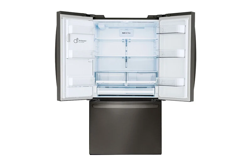 LG 36'' 28 pi cu Réfrigérateur - technologie ThinQMD - LRFS28XBD - noir inox - boîte ouverte