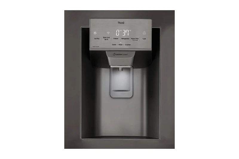 LG 36'' 28 pi cu Réfrigérateur - technologie ThinQMD - LRFS28XBD - noir inox - boîte ouverte