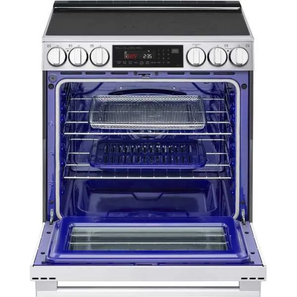 LG 30'' 6.3 pi cu Cuisinière encastrable - inox - LSEL6335XE - boîte ouverte