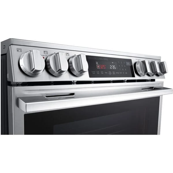 LG 30'' 6.3 pi cu Cuisinière encastrable - inox - LSEL6335XE - boîte ouverte