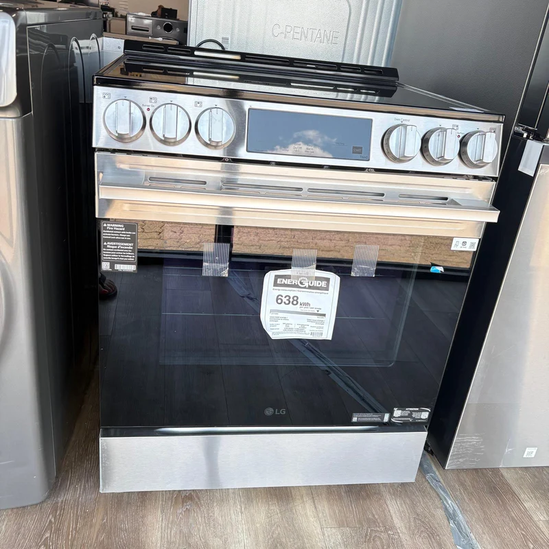 LG 30'' 6.3 pi cu Cuisinière encastrable - inox - LSEL6335XE - boîte ouverte
