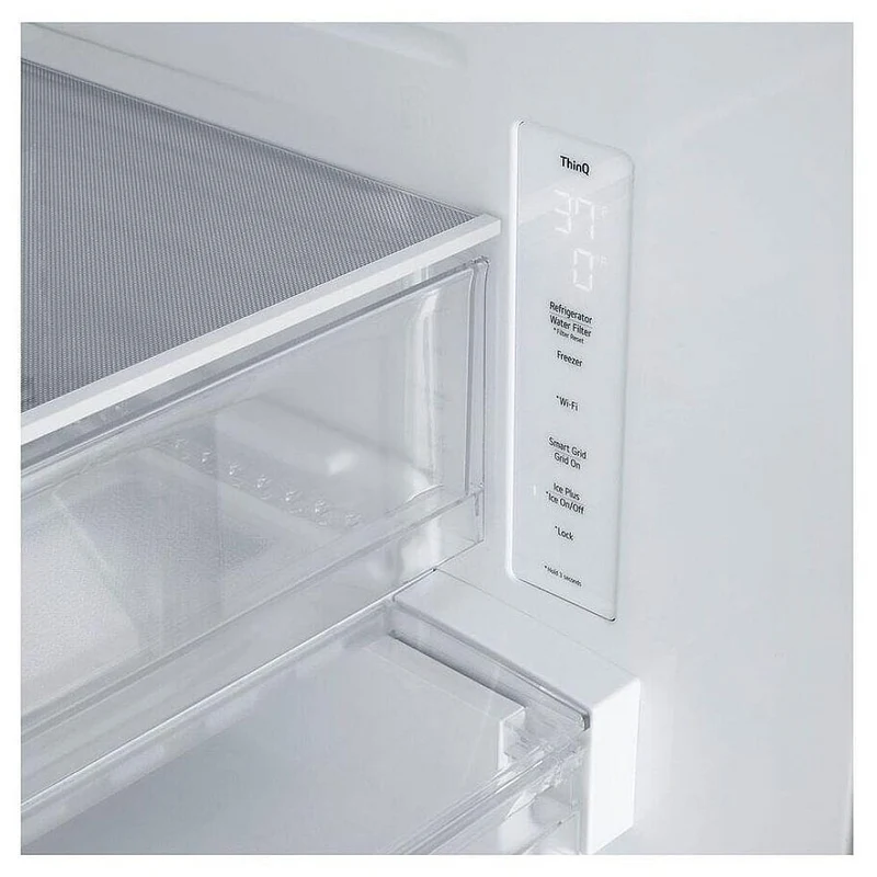 LG 33'' 25 pi cu Réfrigérateur portes francaises - distributeur d'eau - inox - LF25H6330S - boîte ouverte