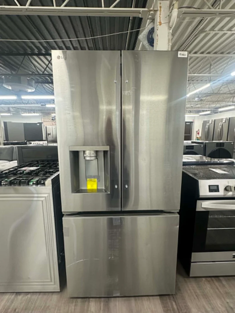 LG 33'' 25 pi cu Réfrigérateur portes francaises - distributeur d'eau - inox - LF25H6330S - boîte ouverte