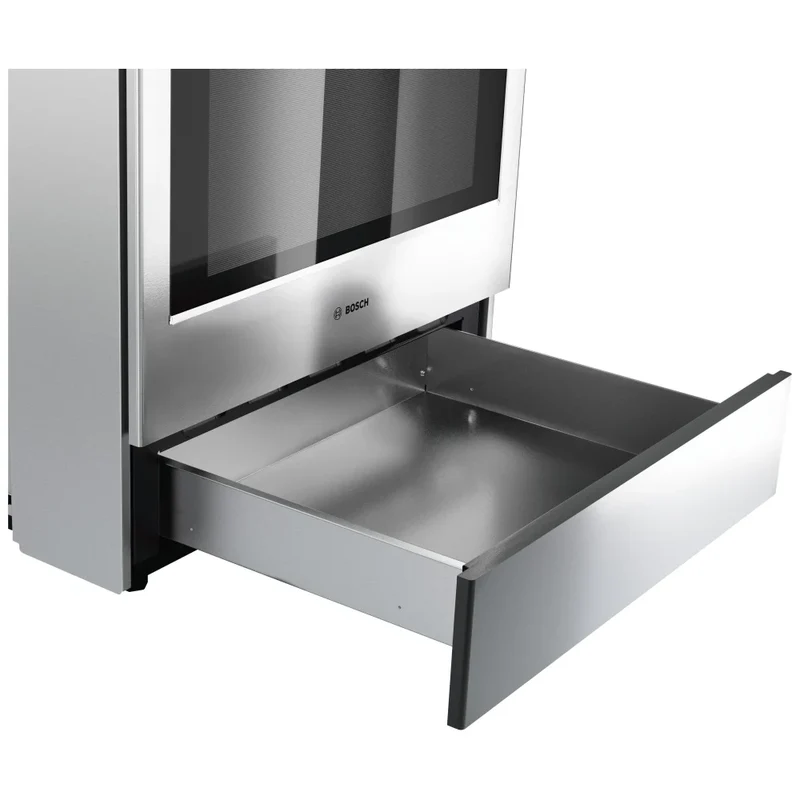 Bosch 30'' 4.6 pi cu Cuisinière à gaz - Convection véritable - Inox - HDI8056C - Boîte Ouverte