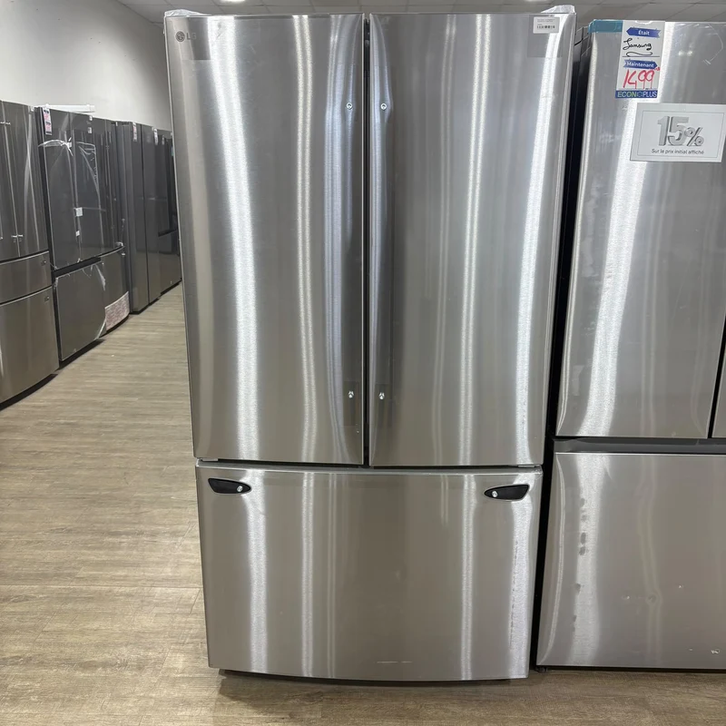 Lg 36'' 29 pi cu Réfrigérateur à 3 Battants - Inox- LF29T60000S - Boîte ouverte