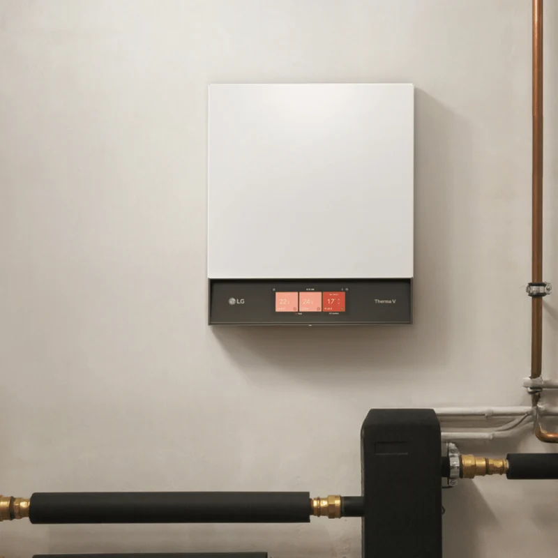 Pompe à chaleur air-eau LG Therma V 9 kW - Monobloc R290 - Triphasé