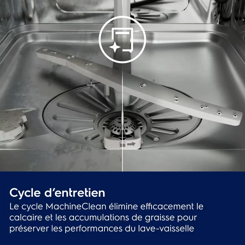 Lave-vaisselle Semi-intégrable 60 cm AirDry 13 couverts ELECTROLUX E52IE100SX