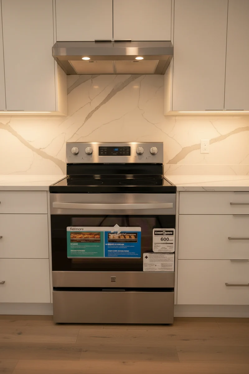Kenmore 30'' Cuisinière - Vitrocéramique - Inox - Reconditionné