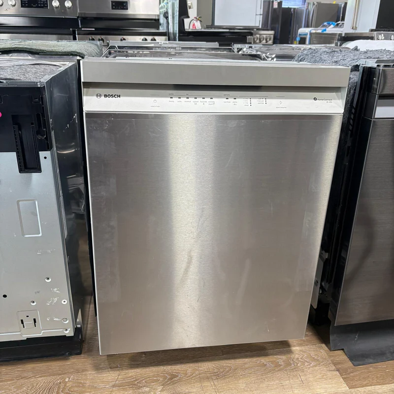 Bosch 24'' 46 dBA Lave-Vaiselle - Certifié ENERGY STAR® - Inox - SHE5AE75N-41 - Boîte Ouverte