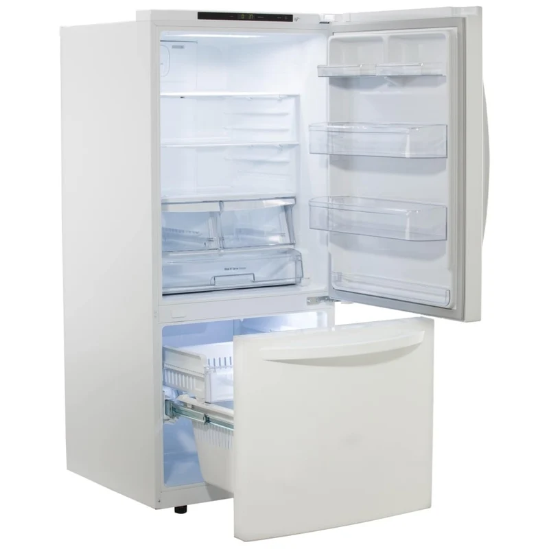 LG 30 po 21.8 pi.cu - Réfrigérateur à congélateur inférieur - Energy Star - Blanc - LRDNS2200W - Boîte ouverte