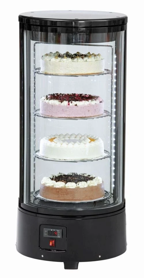 Vitrine réfrigérée à gâteaux compacte 72l