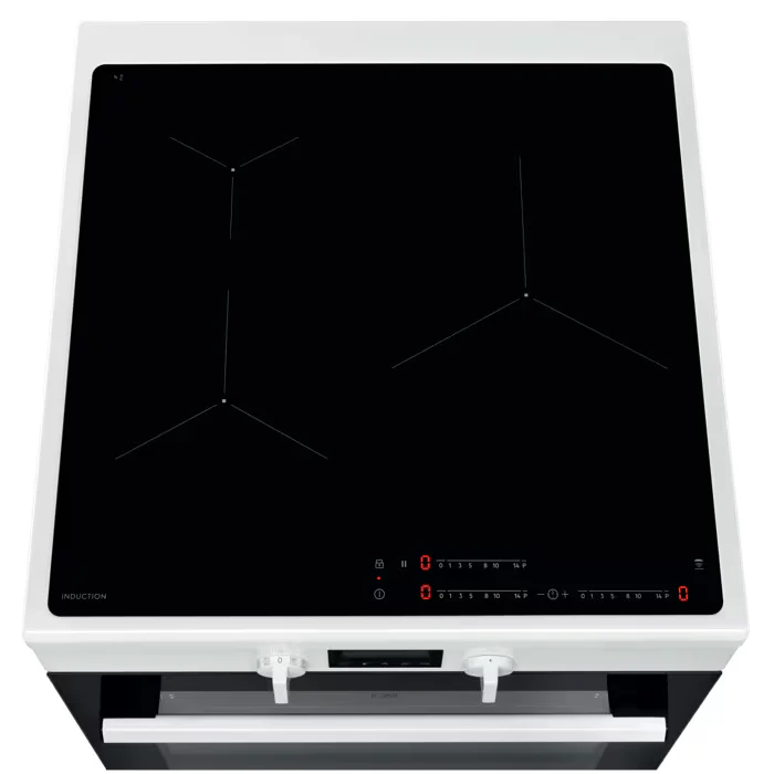 Cuisinière Induction 3 foyers 60x60 SurroundCook® ELECTROLUX LKI64890CW