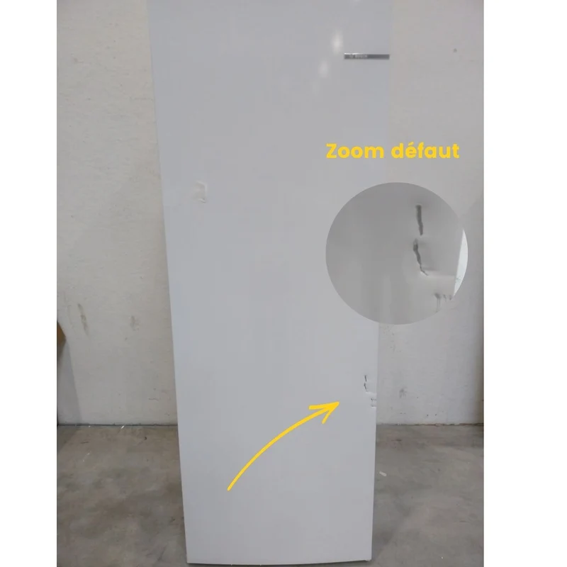 Congélateur BOSCH GSN58VWEV Série 4 NoFrost Blanc 191cm Pose Libre
