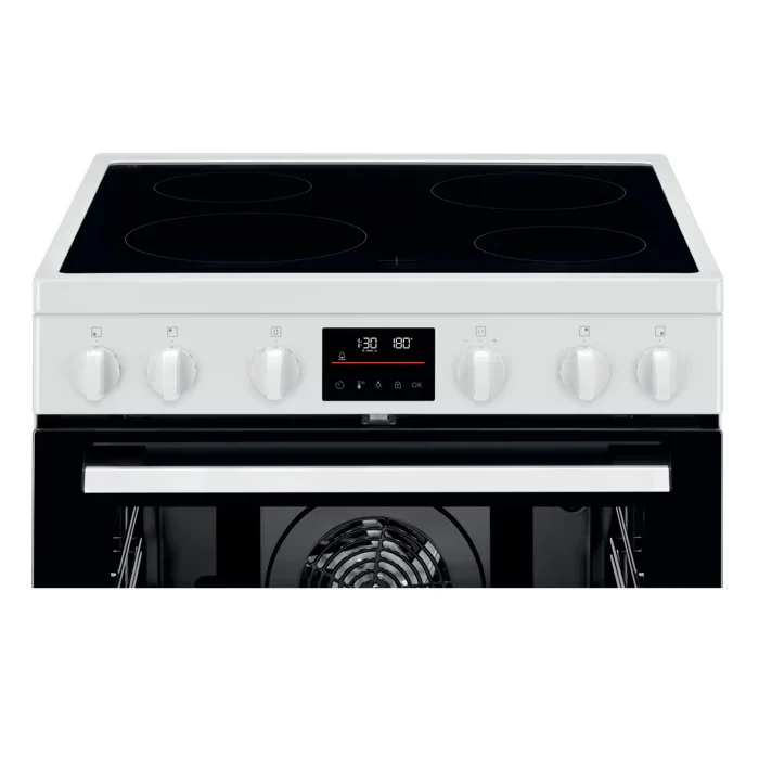 Cuisinière Vitrocéramique 4 foyers 60x60 SurroundCook® ELECTROLUX LKR64890BW