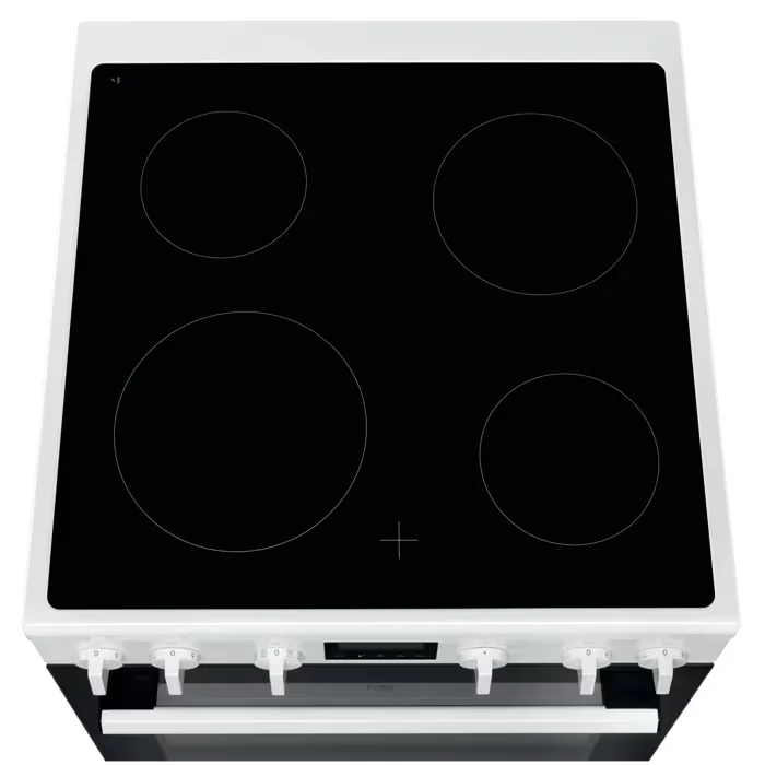 Cuisinière Vitrocéramique 4 foyers 60x60 SurroundCook® ELECTROLUX LKR64890BW