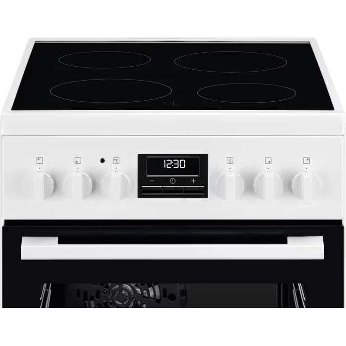 Cuisinière Vitrocéramique 4 foyers 50x60 Multifonction ELECTROLUX LKR524292W