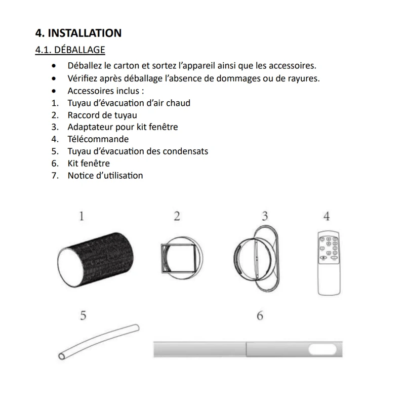 Climatiseur mobile réversible CryoBreeze 2,6 kW