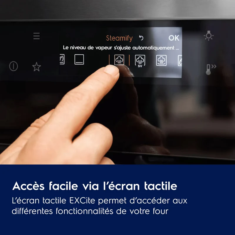 Four Pyrolyse 700 MealAssist avec SteamCrisp ELECTROLUX EOC8P29X