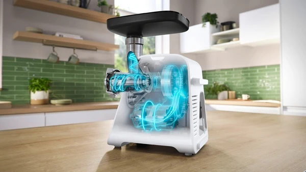 Série 6, Hachoir à viande, MultiPower, 2100 W, Blanc, blanc BOSCH MFWS607W(F)