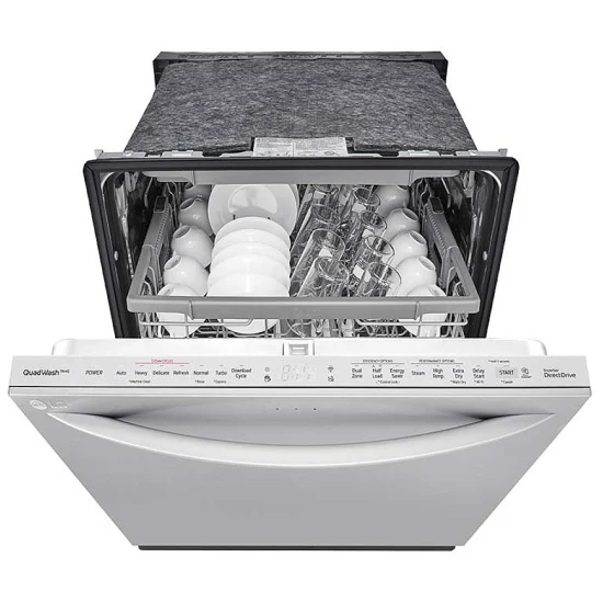 LG 24''46 - LDTS5552SdB -Le lave-vaisselle - 46 dB- Lave-vaisselle - Inox - Boîte Ouverte
