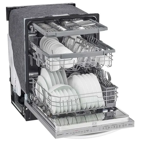 LG 24''46 - LDTS5552SdB -Le lave-vaisselle - 46 dB- Lave-vaisselle - Inox - Boîte Ouverte