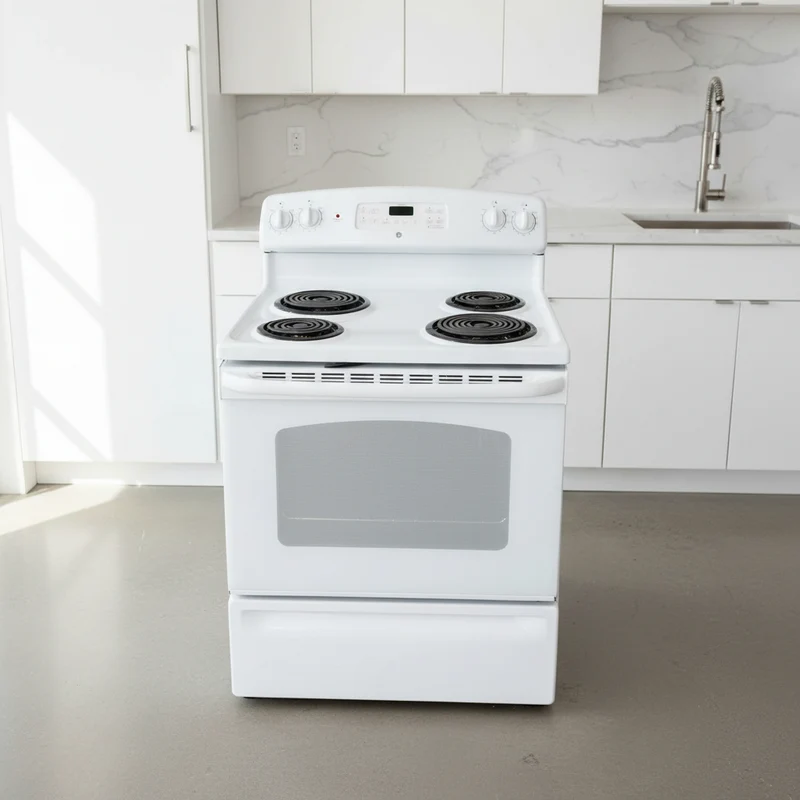 Ge 30'' Cuisinière Serpentin- Blanc - Reconditionné