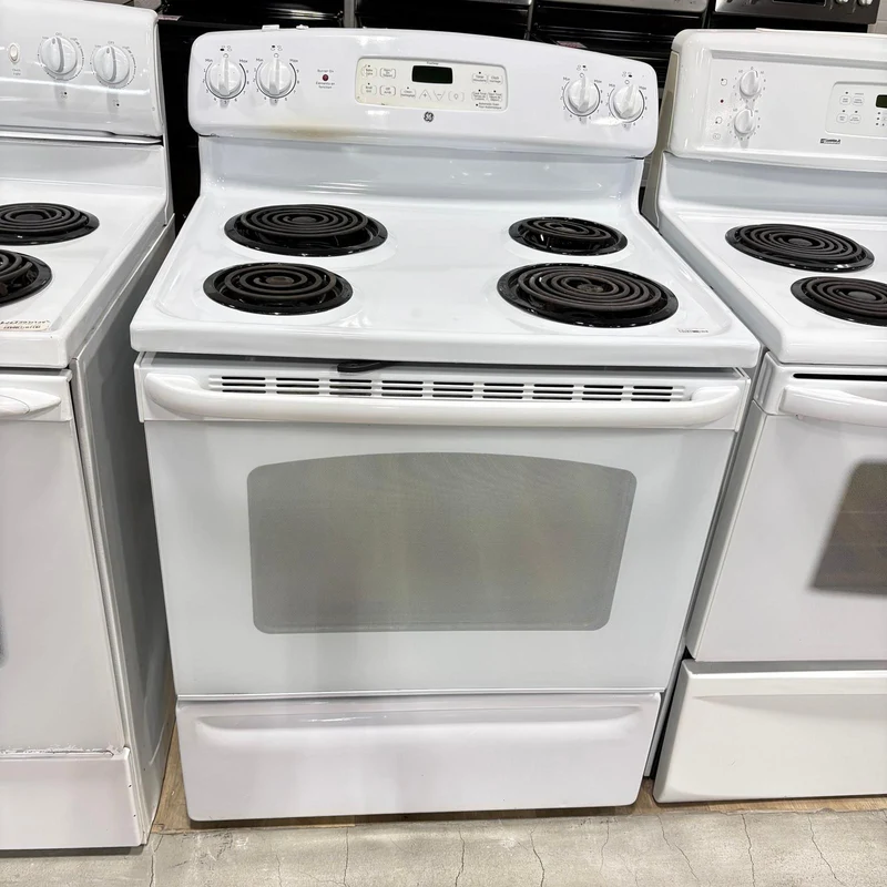 Ge 30'' Cuisinière Serpentin- Blanc - Reconditionné