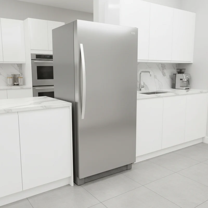 Whirlpool 30''-Refrigerateur -Légumier- inox -reconditionné
