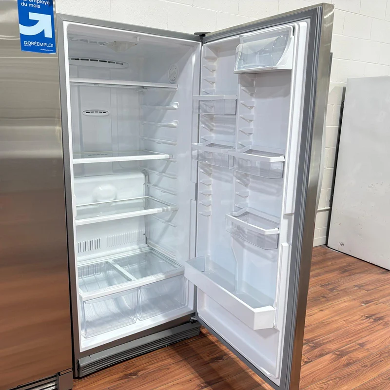 Whirlpool 30''-Refrigerateur -Légumier- inox -reconditionné