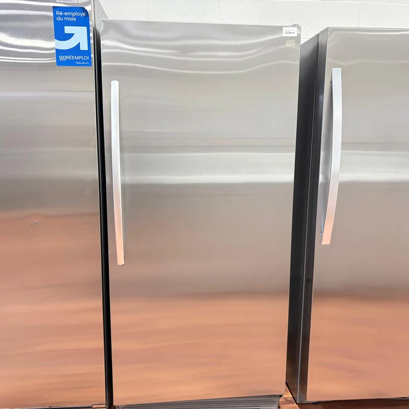 Whirlpool 30''-Refrigerateur -Légumier- inox -reconditionné
