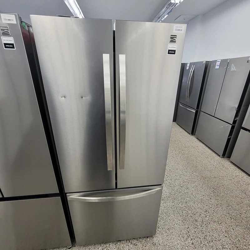Kenmore 30 po 17.5 pi cu Réfrigérateur portes françaises - profondeur comptoir - machine à glace - inox - 46-75525 - Boîte ouverte