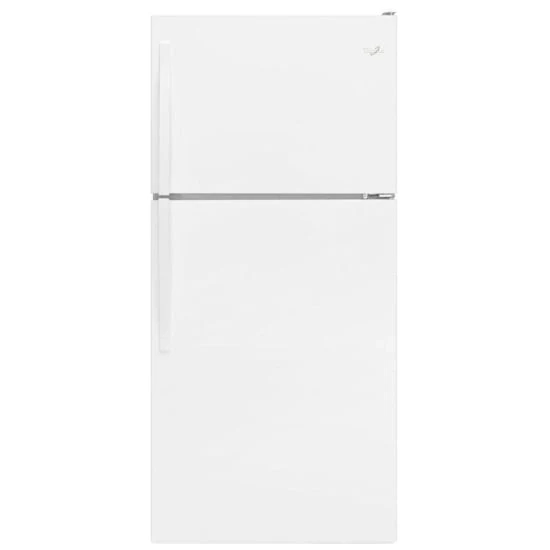 Whirlpool 30'' 18 pi cu Réfrigérateur - Congélateur Supérieur - Blanc - WRT1318FZD - Boîte Ouverte