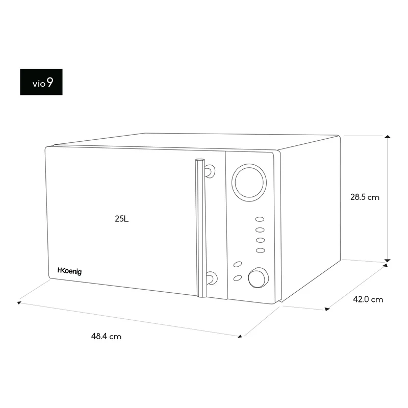 HKoenig Micro-ondes et grill