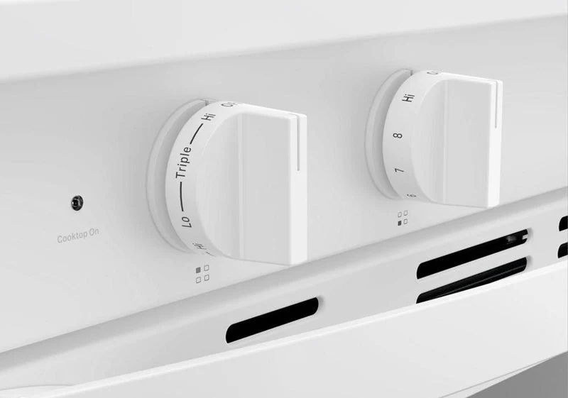 Whirlpool 30'' 5.3 pi cu Cuisinière vitrocéramique - blanc - Friture à air - Interlligente - YWFES7030SW - boîte ouverte