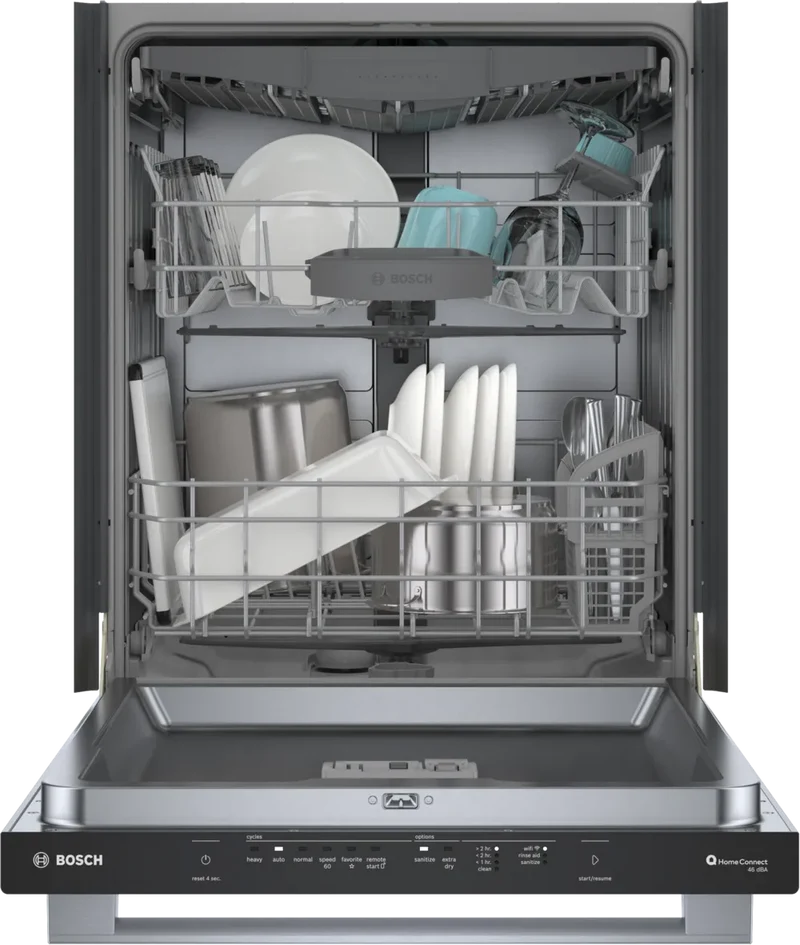 Bosch 24" 46 dBA Lave vaisselle Encastré - Inox - SHX5AEM5N - Boîte Ouverte