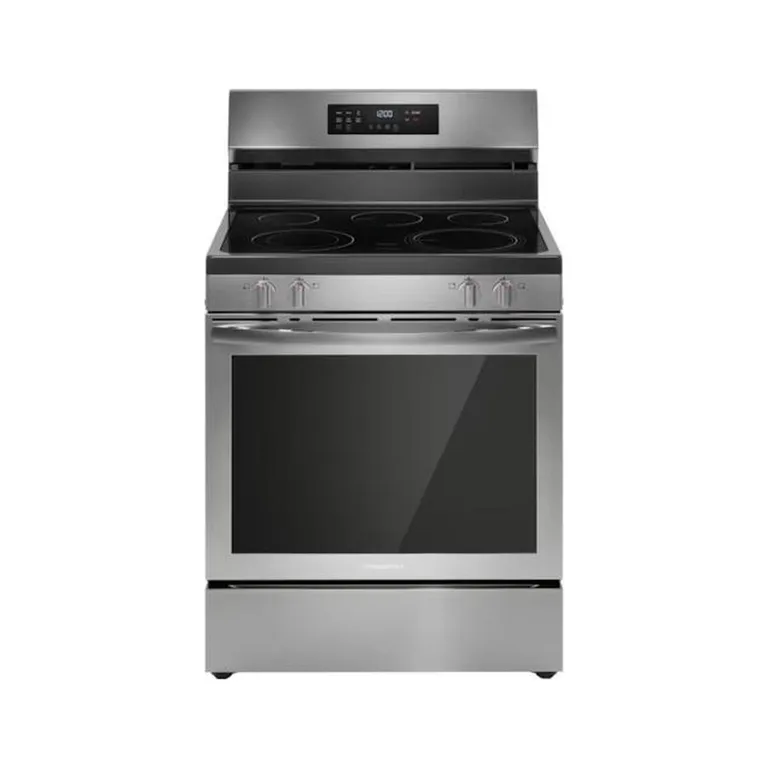 Frigidaire 30'' 5.3 pi cu Cuisinière Vitrocéramique - Friture à l'air chaud - Inox - FCRE308CAS - Boîte Ouverte