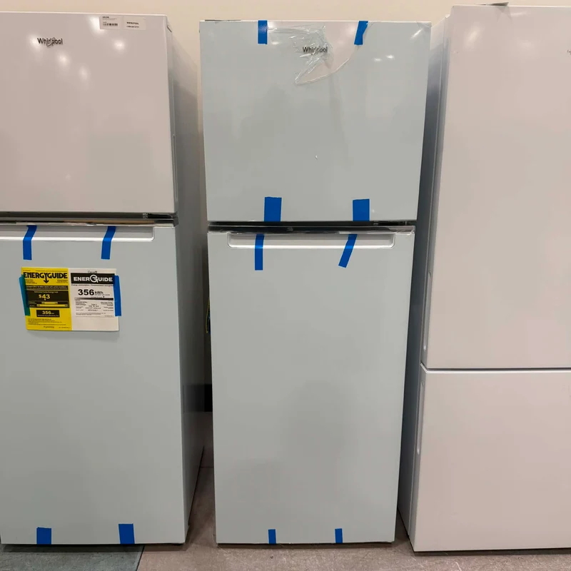 Whirlpool 24'' 12.2 pi cu Réfrigérateur Congélateur Supérieur - EnergyStar - Blanc - WRT313CZLW - Boîte Ouverte