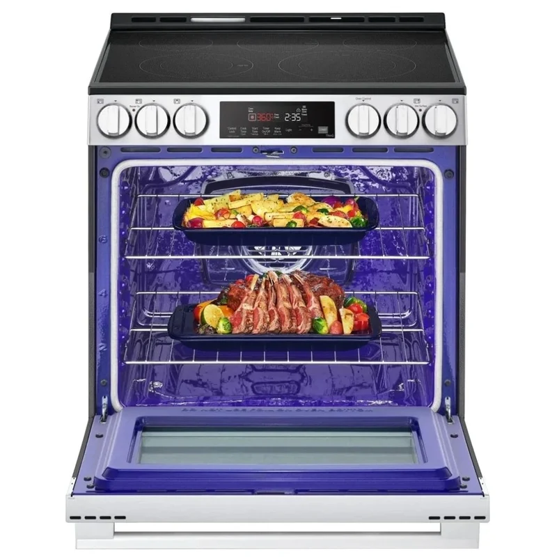 LG 30'' 6.3 pi cu Cuisinière encastrable - inox - LSEL6333XE - boîte ouverte