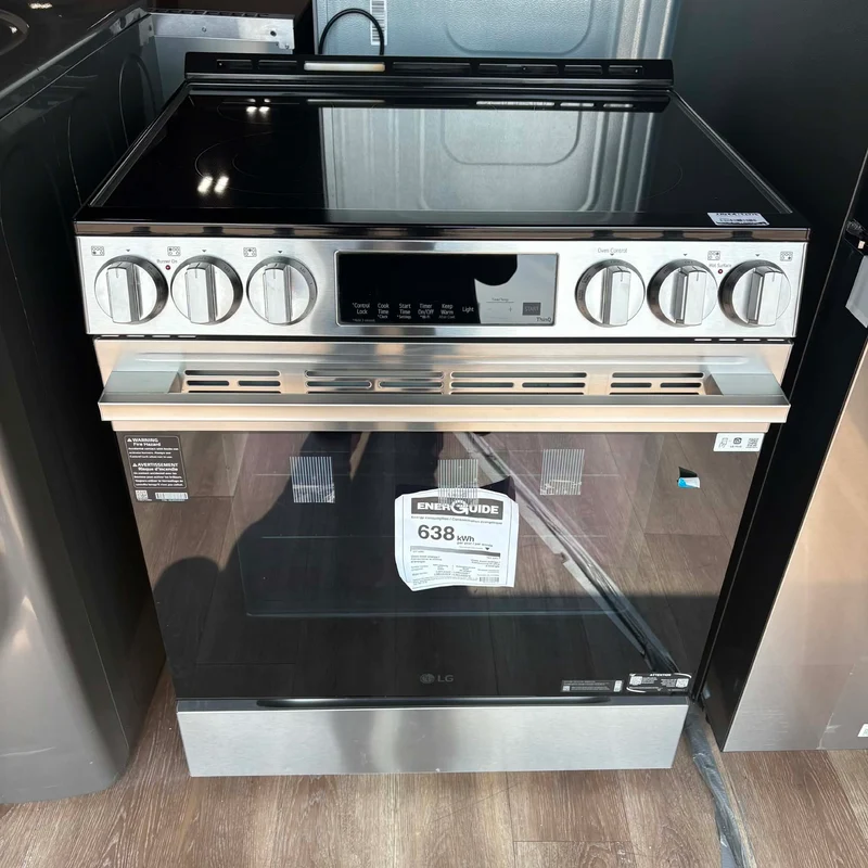 LG 30'' 6.3 pi cu Cuisinière encastrable - inox - LSEL6333XE - boîte ouverte