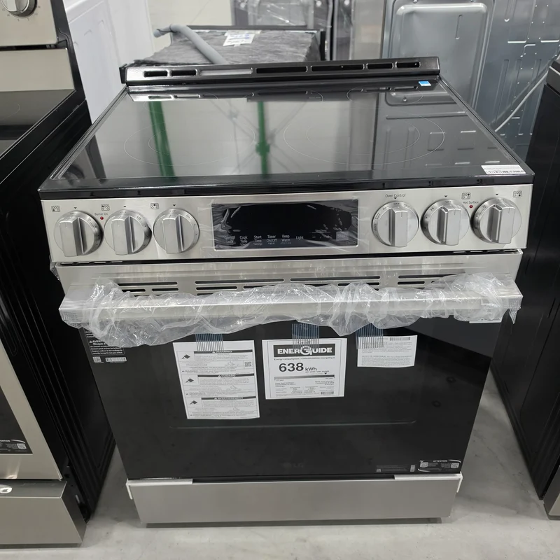 LG 30'' 6.3 pi cu Cuisinière encastrable - inox - LSEL6333XE - boîte ouverte